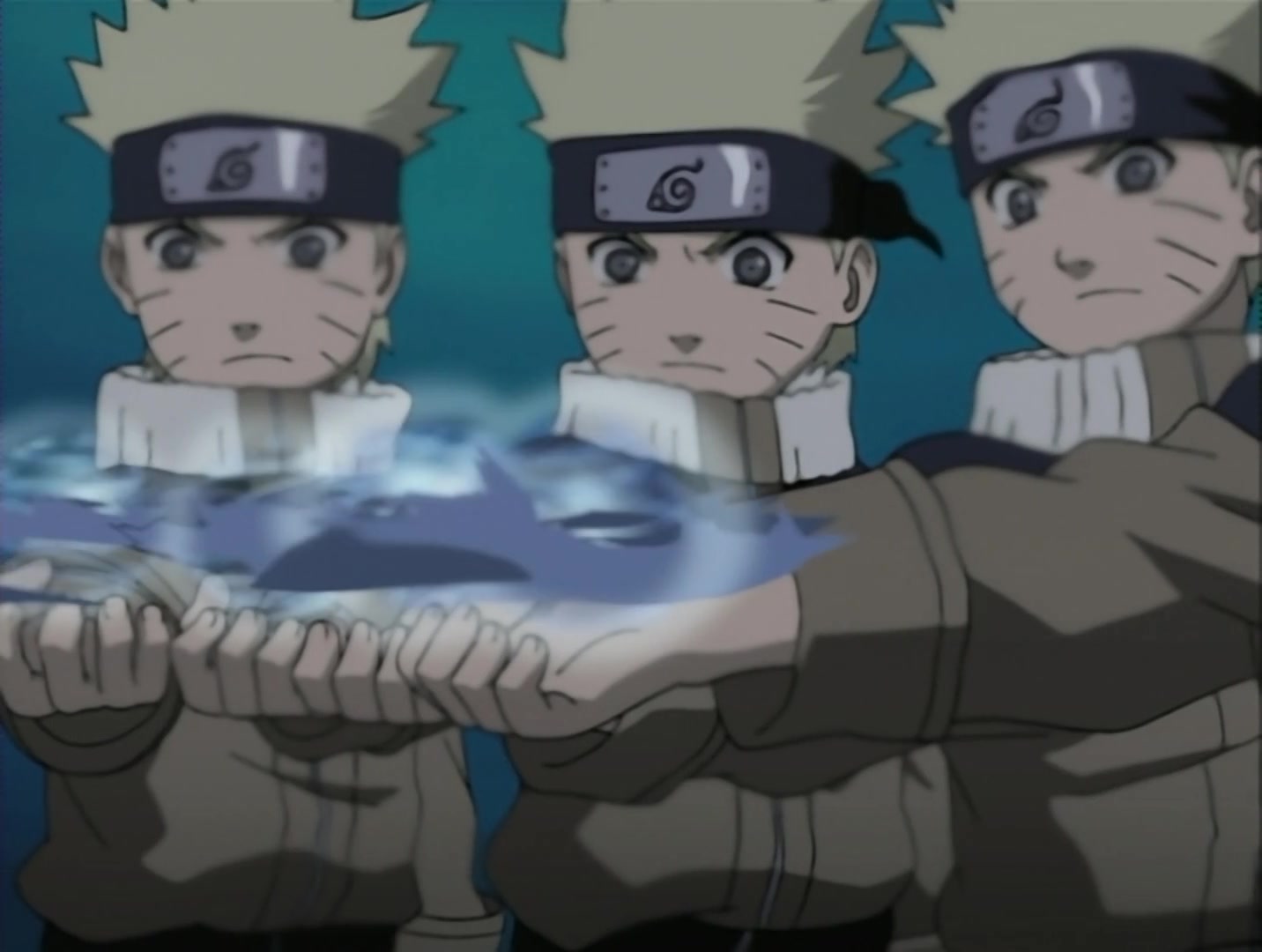 Naruto Ep 107: The Battle Begins: Naruto vs. Sasuke @ 02:07