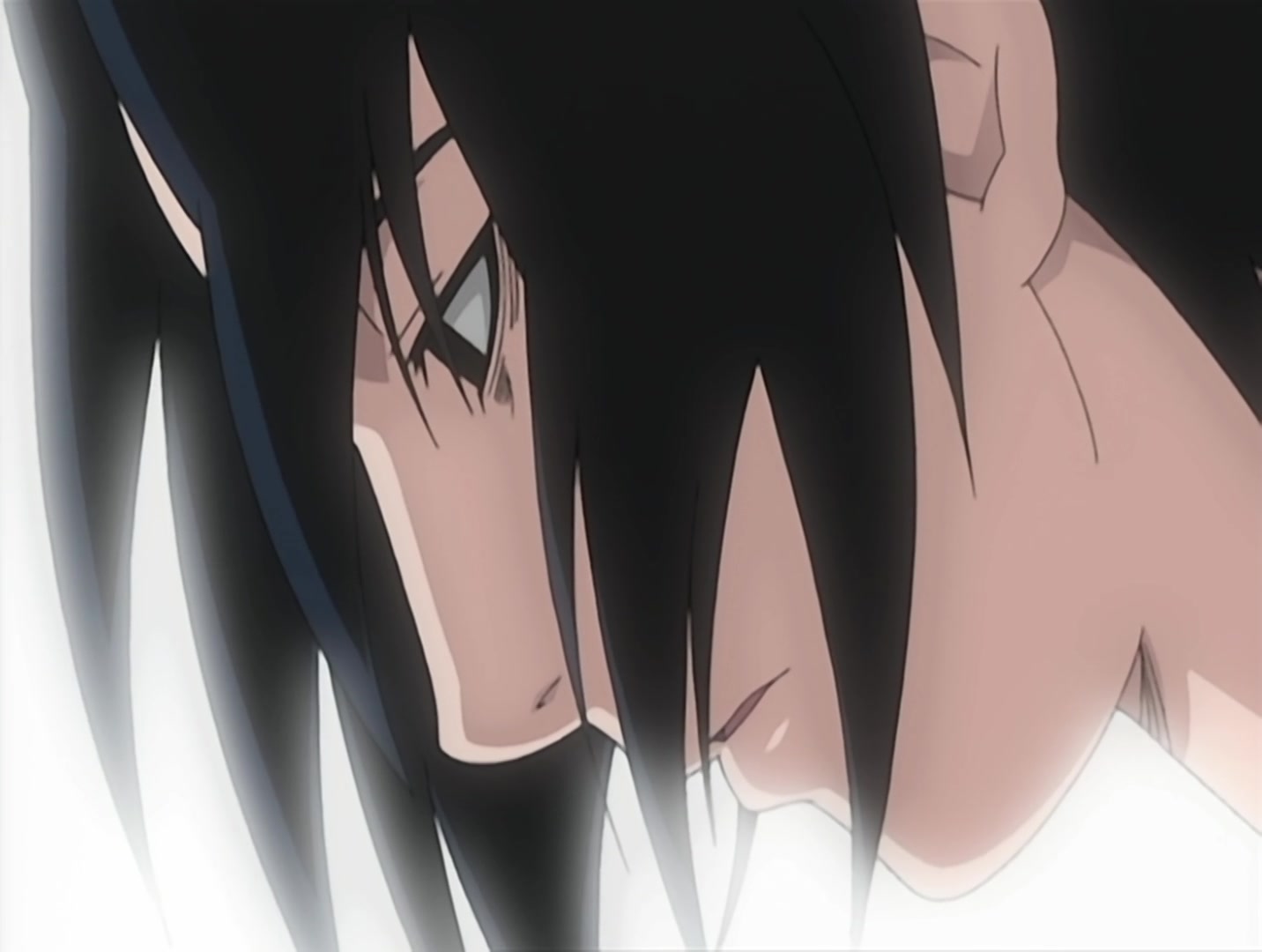 Naruto Ep 107: The Battle Begins: Naruto vs. Sasuke @ 02:45