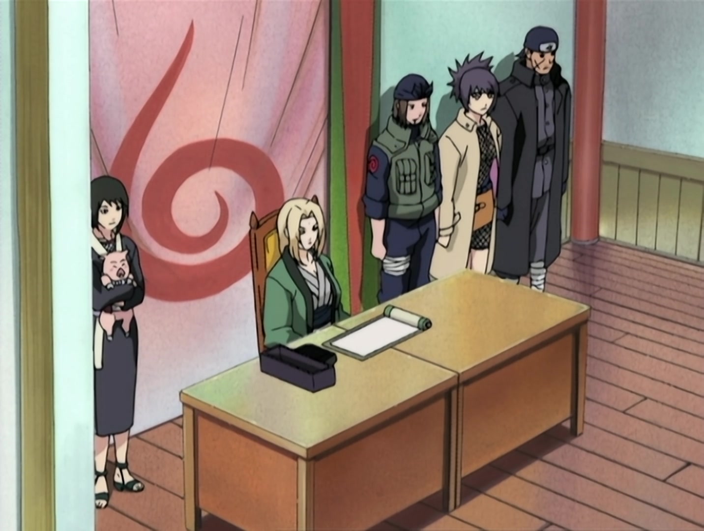 Naruto Ep 107: The Battle Begins: Naruto vs. Sasuke @ 03:02
