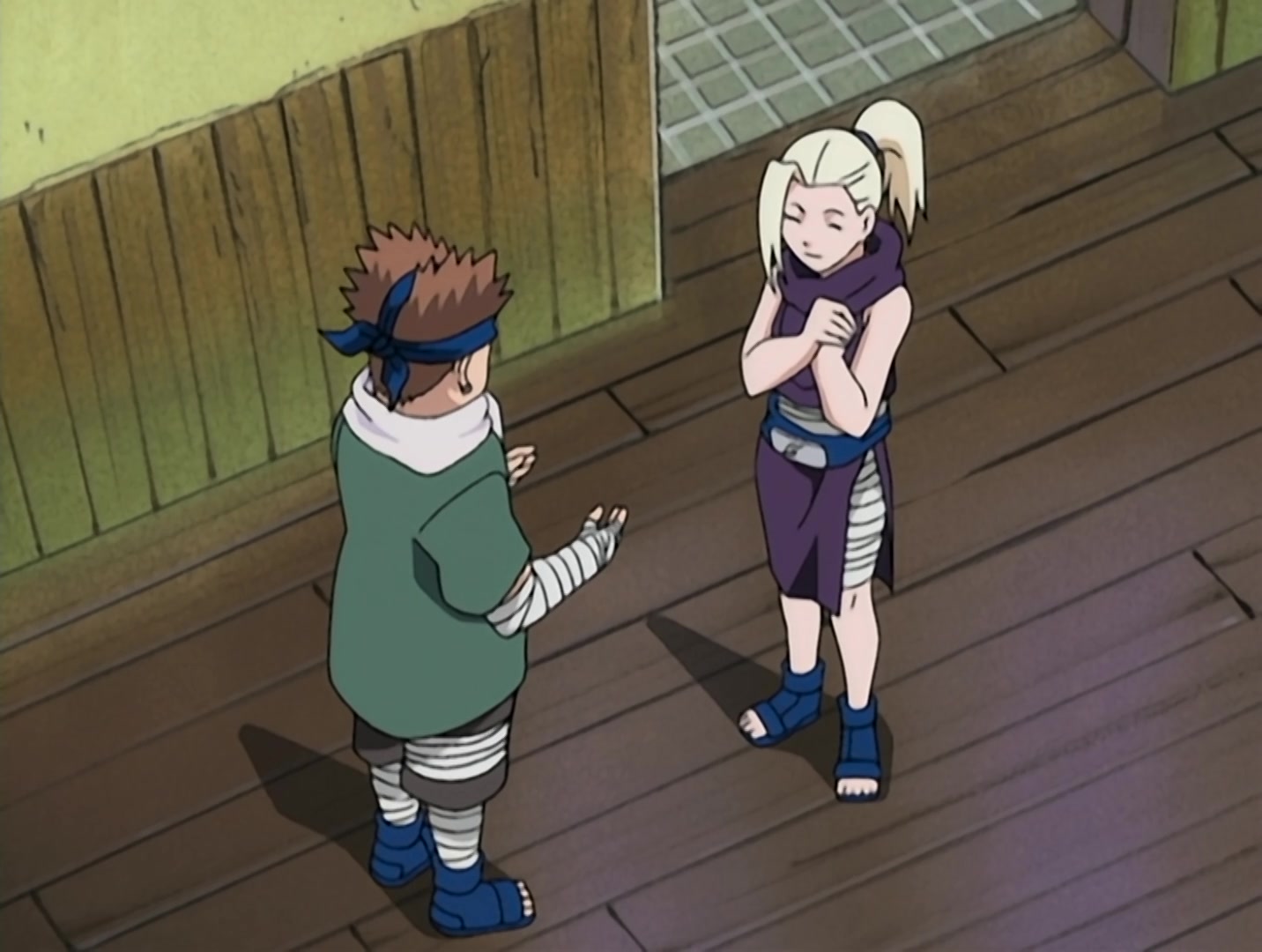 Naruto Ep 107: The Battle Begins: Naruto vs. Sasuke @ 07:06