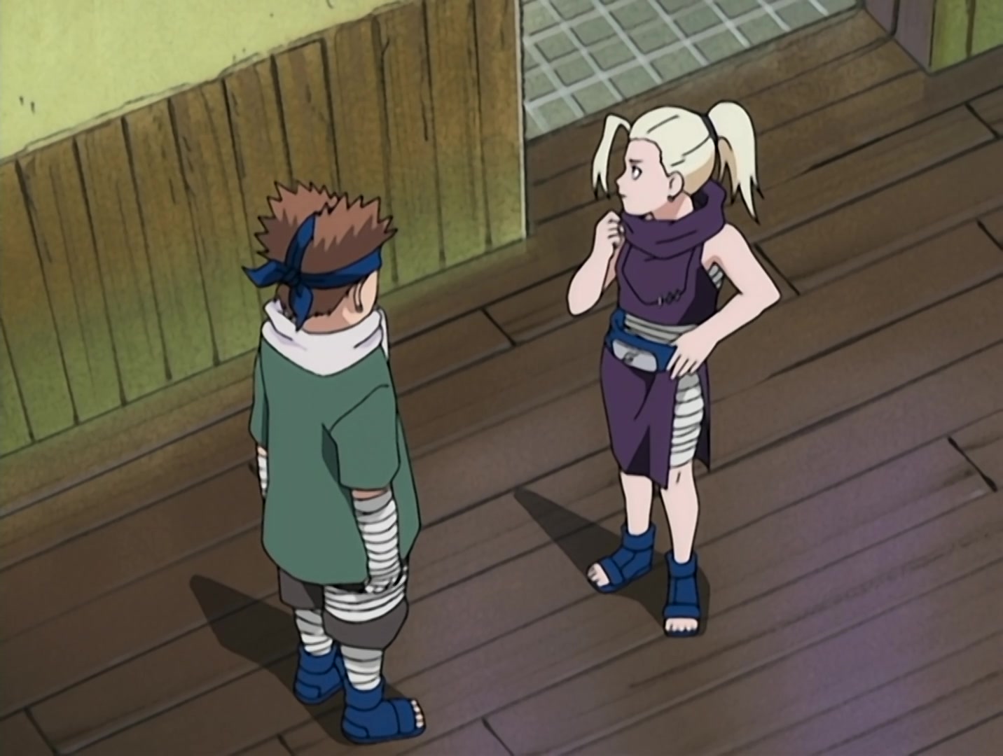 Naruto Ep 107: The Battle Begins: Naruto vs. Sasuke @ 07:12