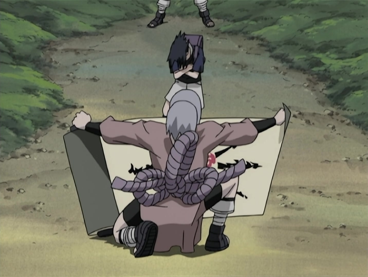 Naruto Ep 111: Sound vs. Leaf @ 05:26