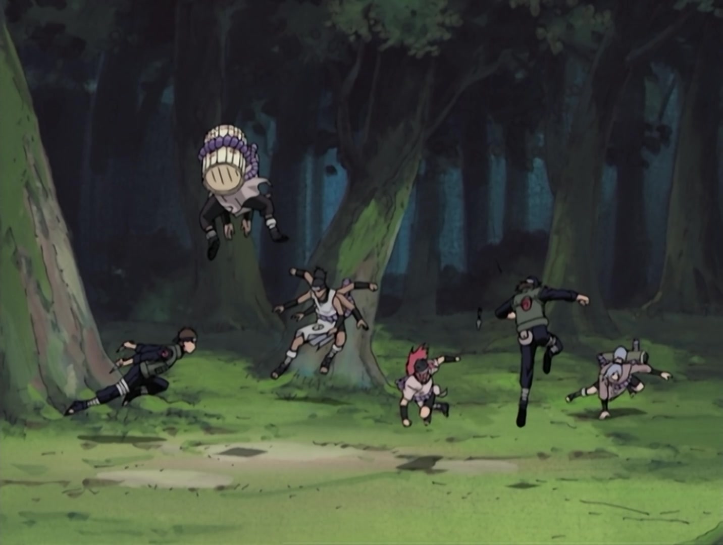 Naruto Ep 111: Sound vs. Leaf @ 09:08