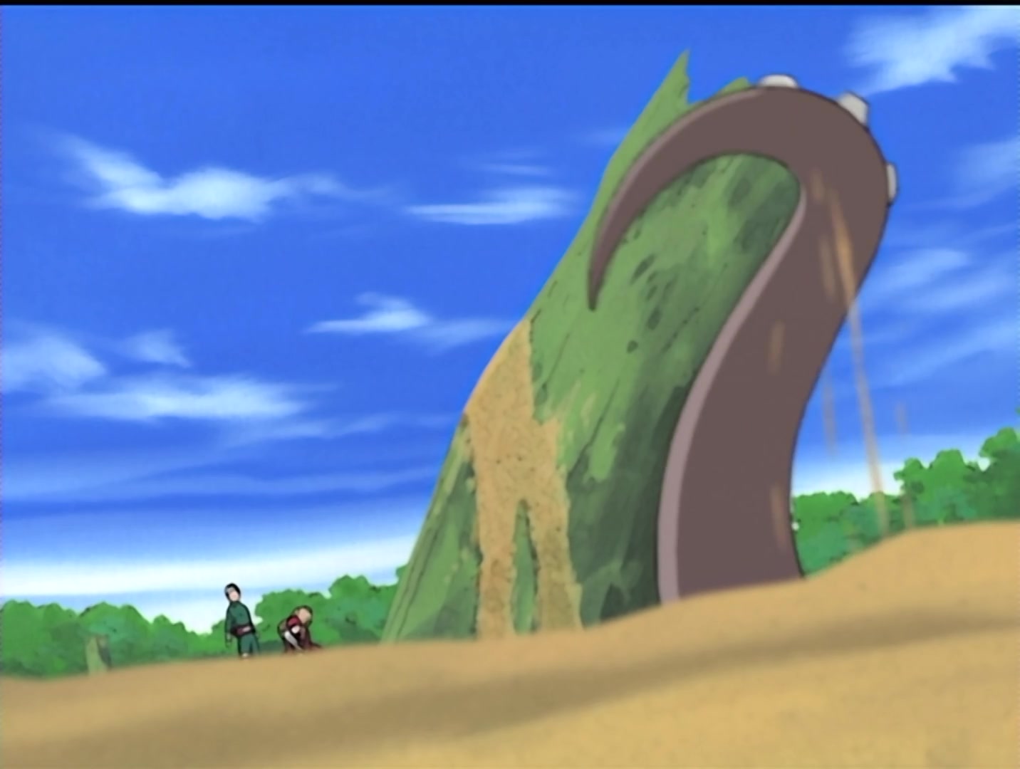 Naruto Ep 126: Showdown: Gaara vs. Kimimaro @ 19:15