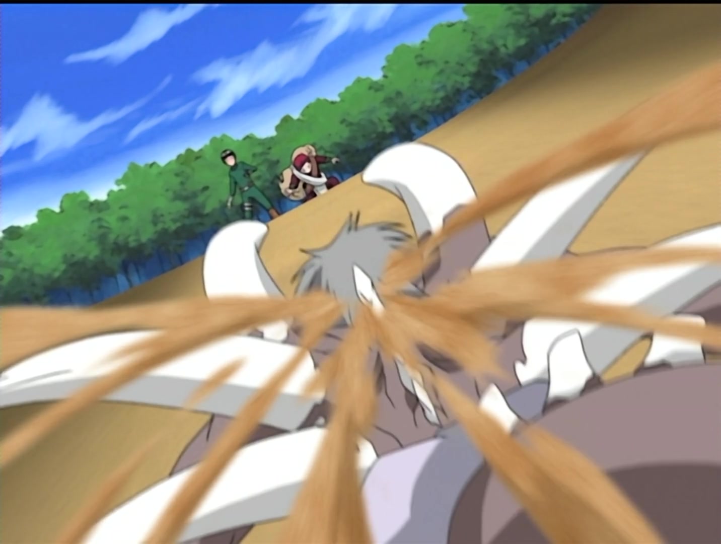 Naruto Ep 126: Showdown: Gaara vs. Kimimaro @ 21:03