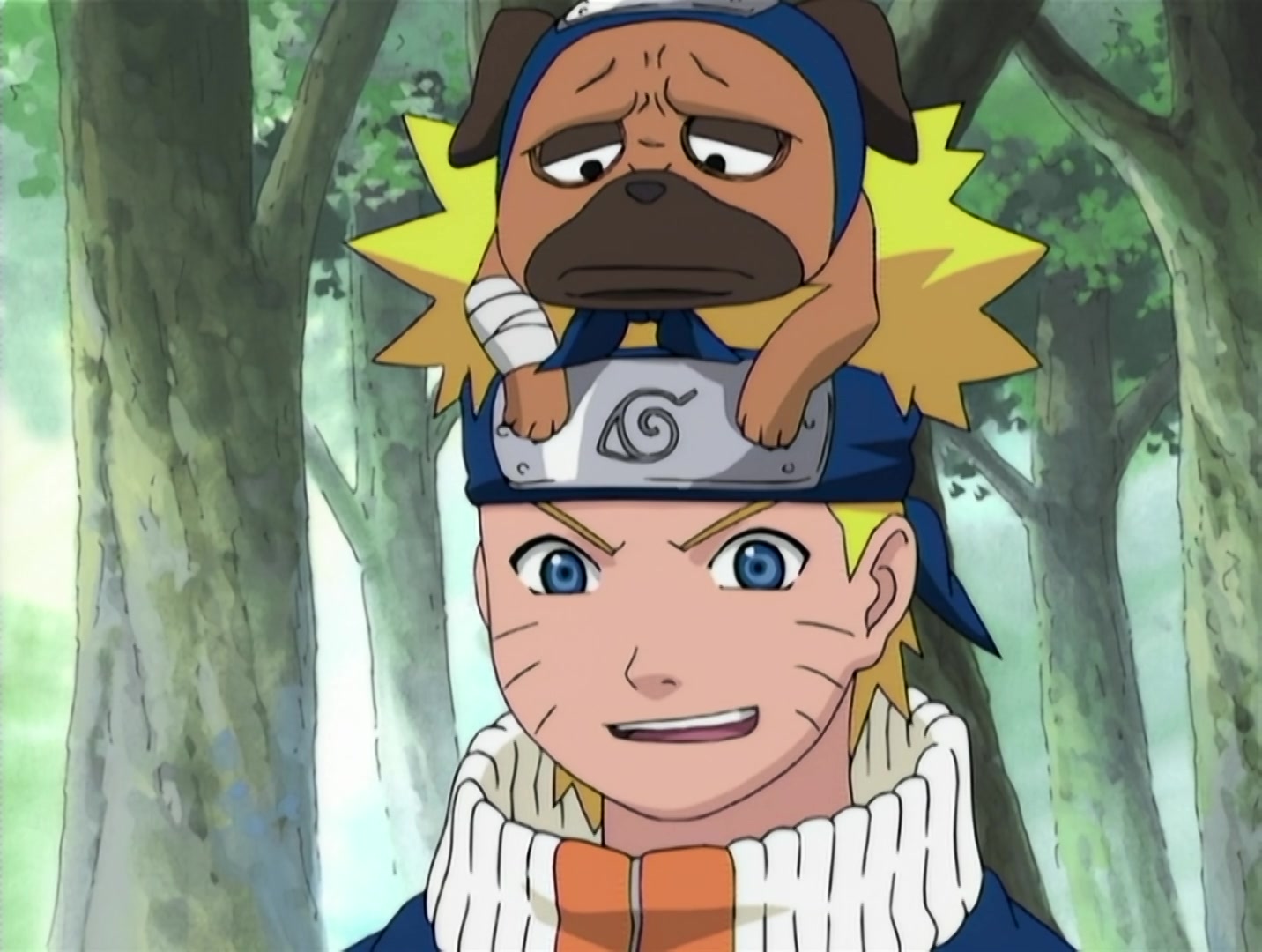 Naruto Ep 144: A New Squad! Two People and a Dog! @ 09:06