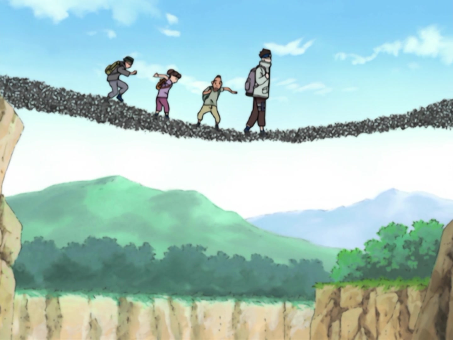 Naruto Ep 158: Follow My Lead! The Great Survival Challenge @ 08:23