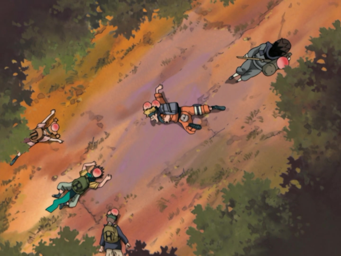 Naruto Ep 158: Follow My Lead! The Great Survival Challenge @ 10:10