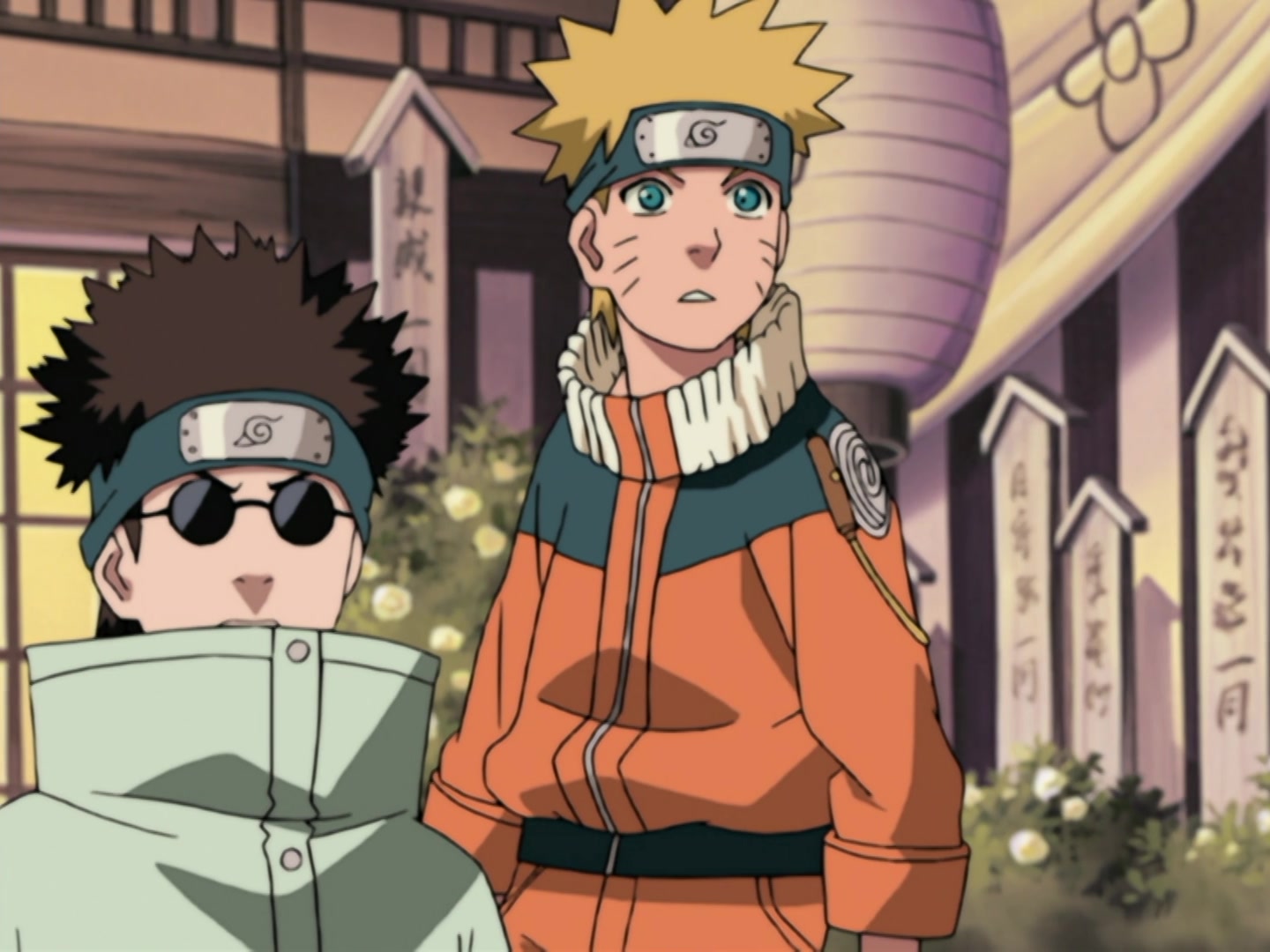 Naruto Ep 186: Laughing Shino! @ 05:46