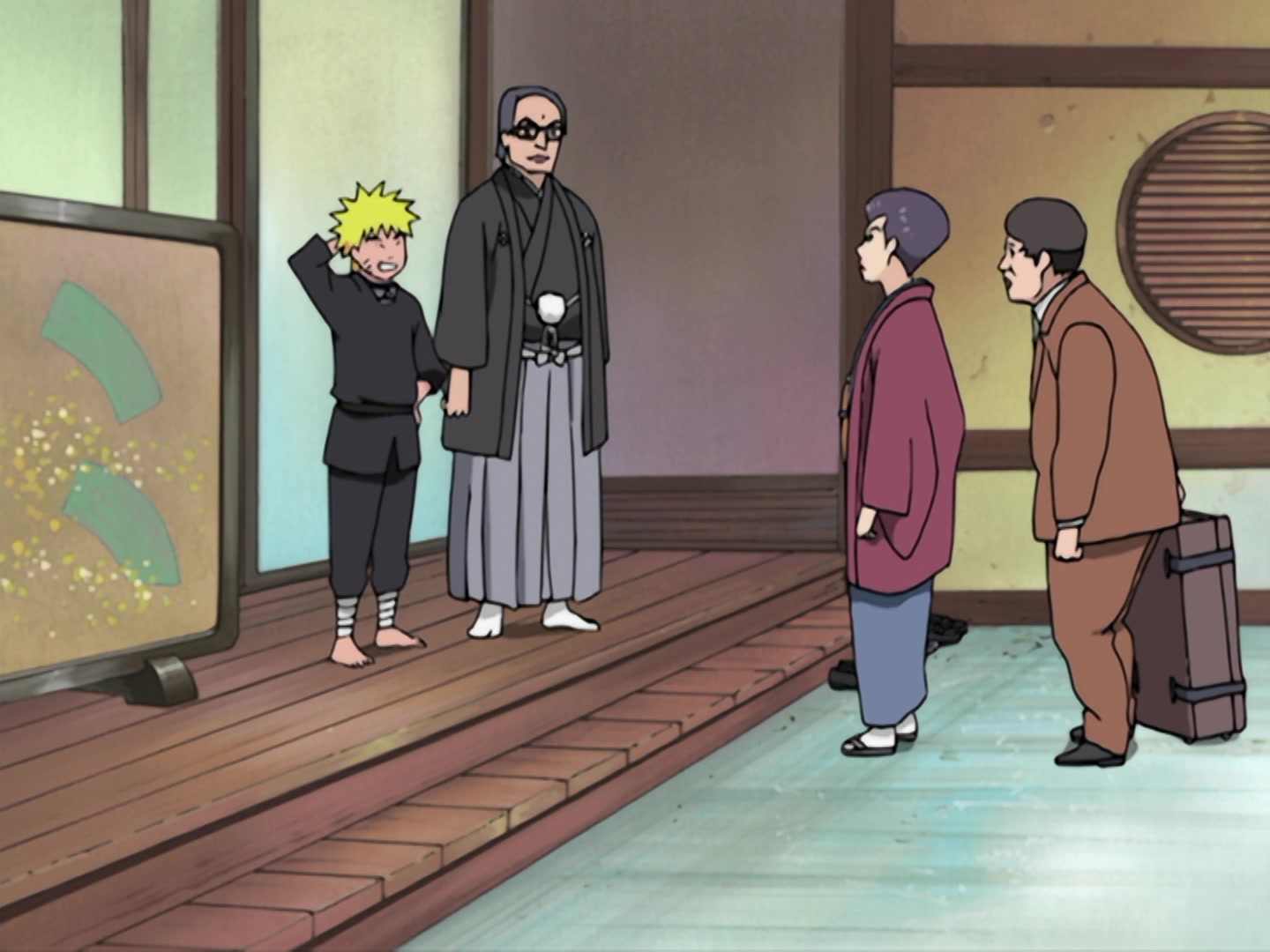 Naruto Ep 186: Laughing Shino! @ 08:51