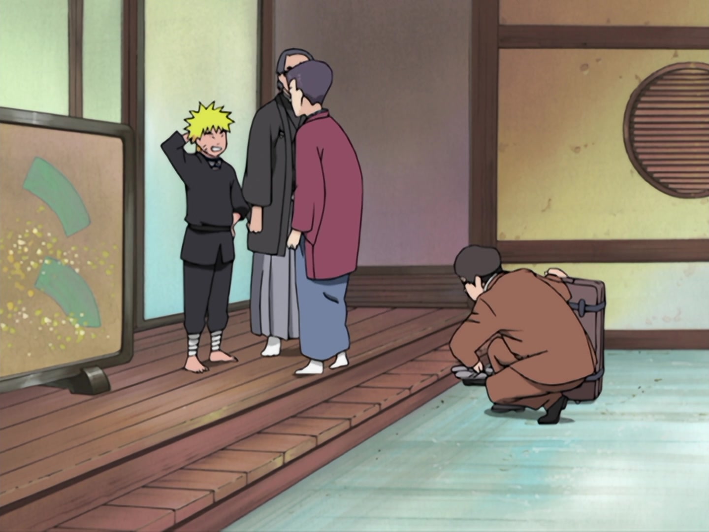 Naruto Ep 186: Laughing Shino! @ 08:58