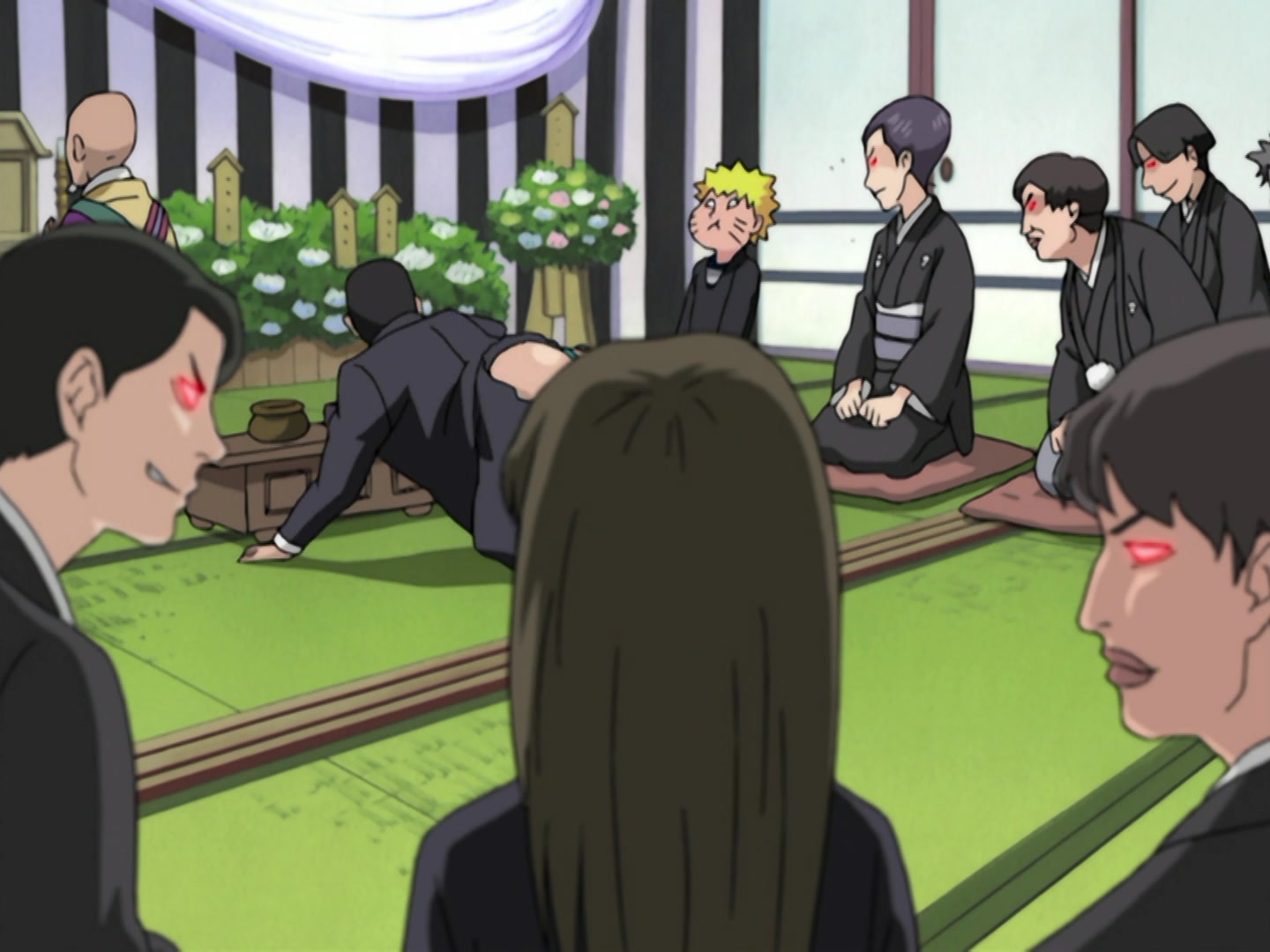 Naruto Ep 186: Laughing Shino! @ 11:35