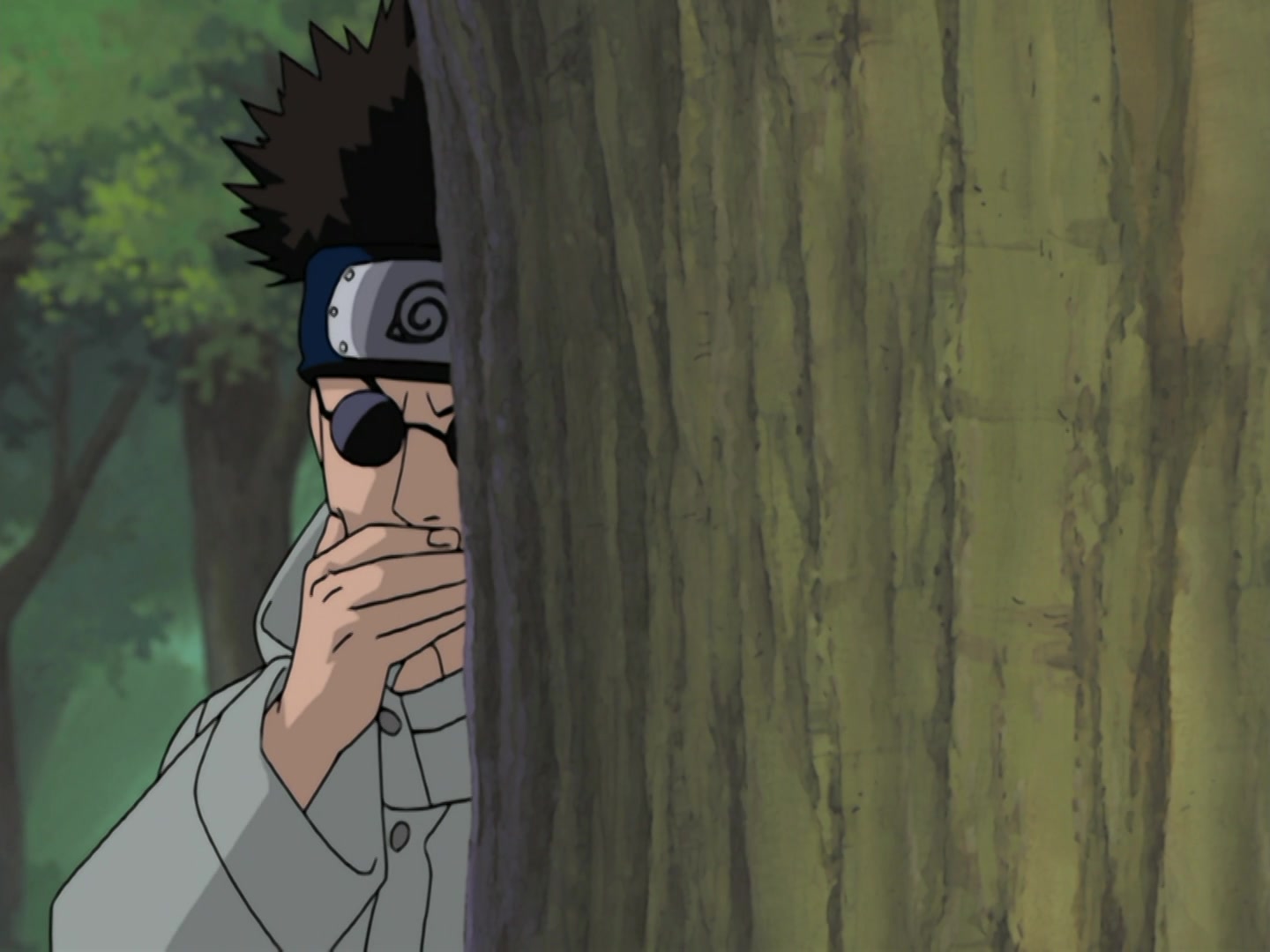 Naruto Ep 186: Laughing Shino! @ 13:29