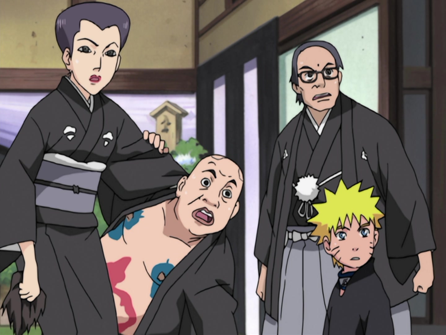 Naruto Ep 186: Laughing Shino! @ 16:28