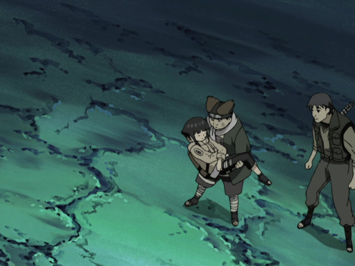 Naruto Ep 190: The Byakugan Sees the Blind Spot @ 13:16