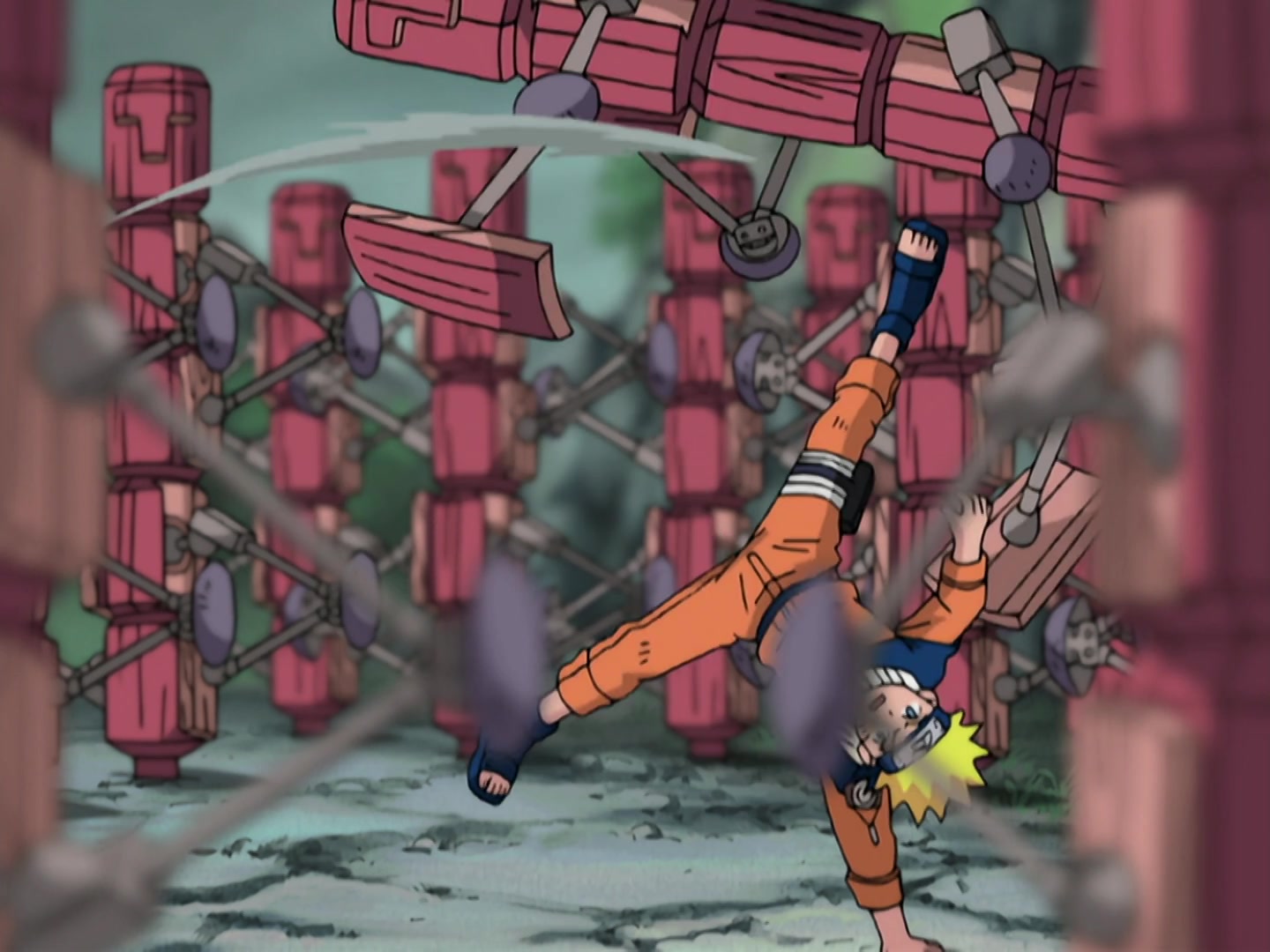 Naruto Ep 196: Hot-Blooded Confrontation: Student vs. Sensei @ 08:59