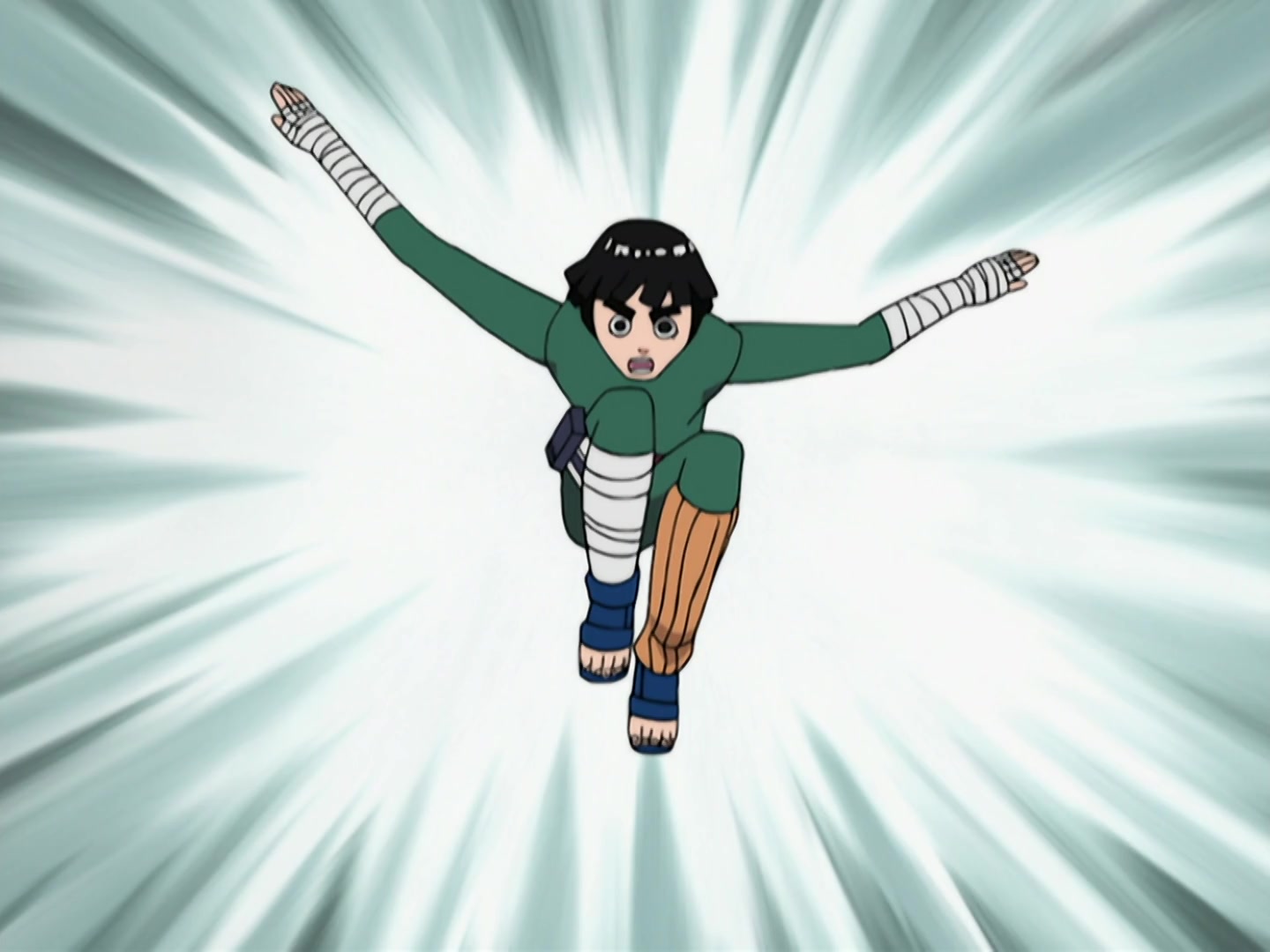 Naruto Ep 196: Hot-Blooded Confrontation: Student vs. Sensei @ 11:36