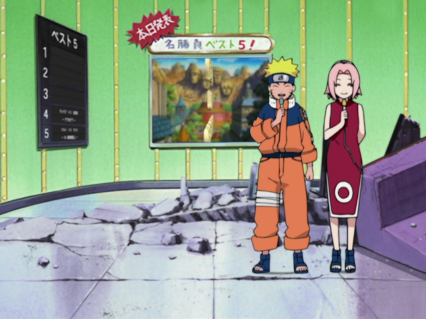 Naruto Ep 202: The Top 5 Ninja Battles @ 09:27