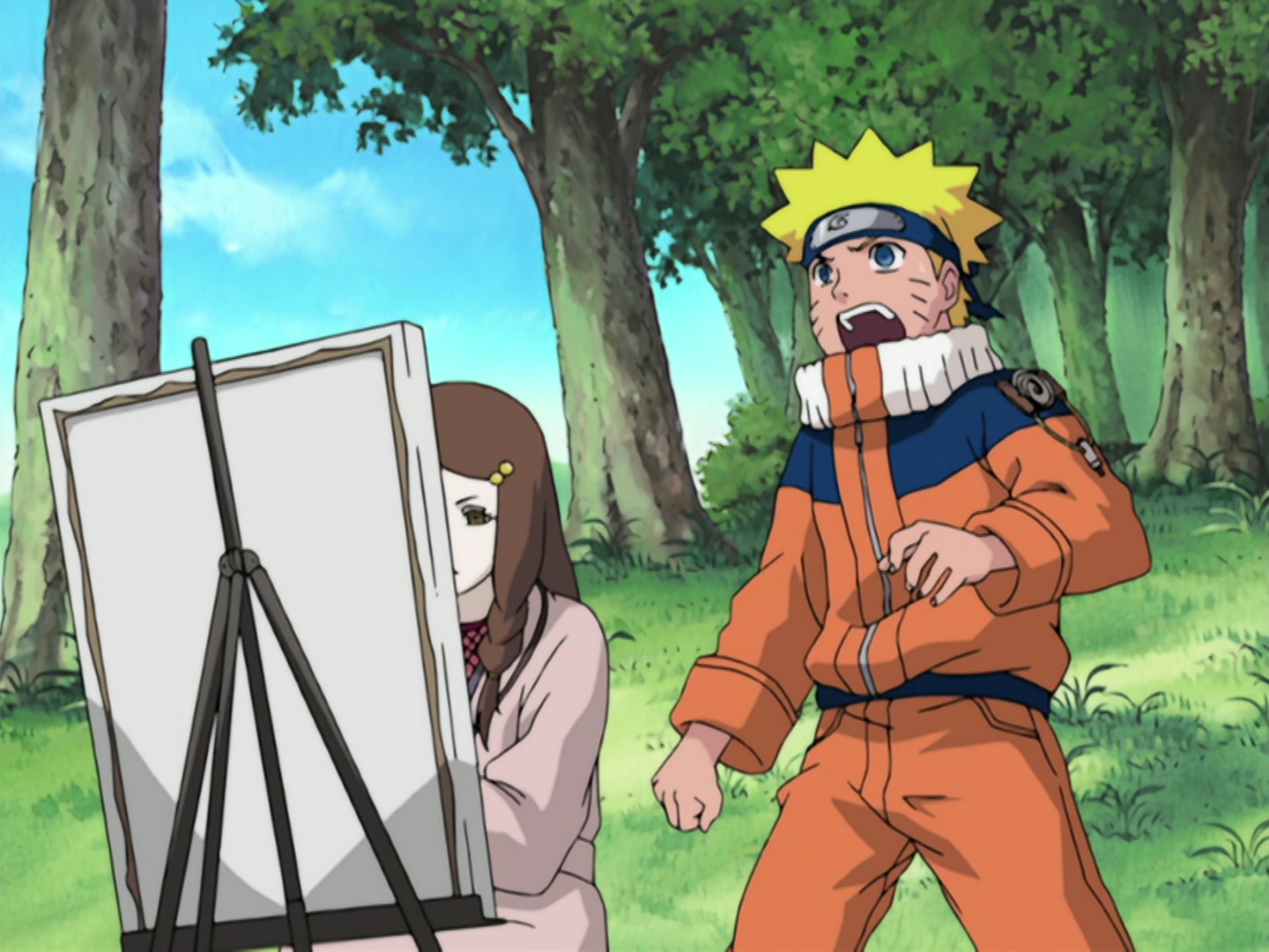 Naruto Ep 203: Kurenai's Decision, Squad 8 Left Behind @ 03:44