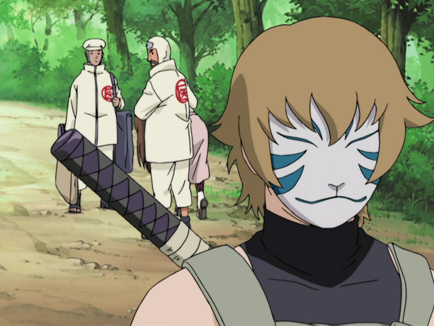Naruto Ep 203: Kurenai's Decision, Squad 8 Left Behind @ 05:31