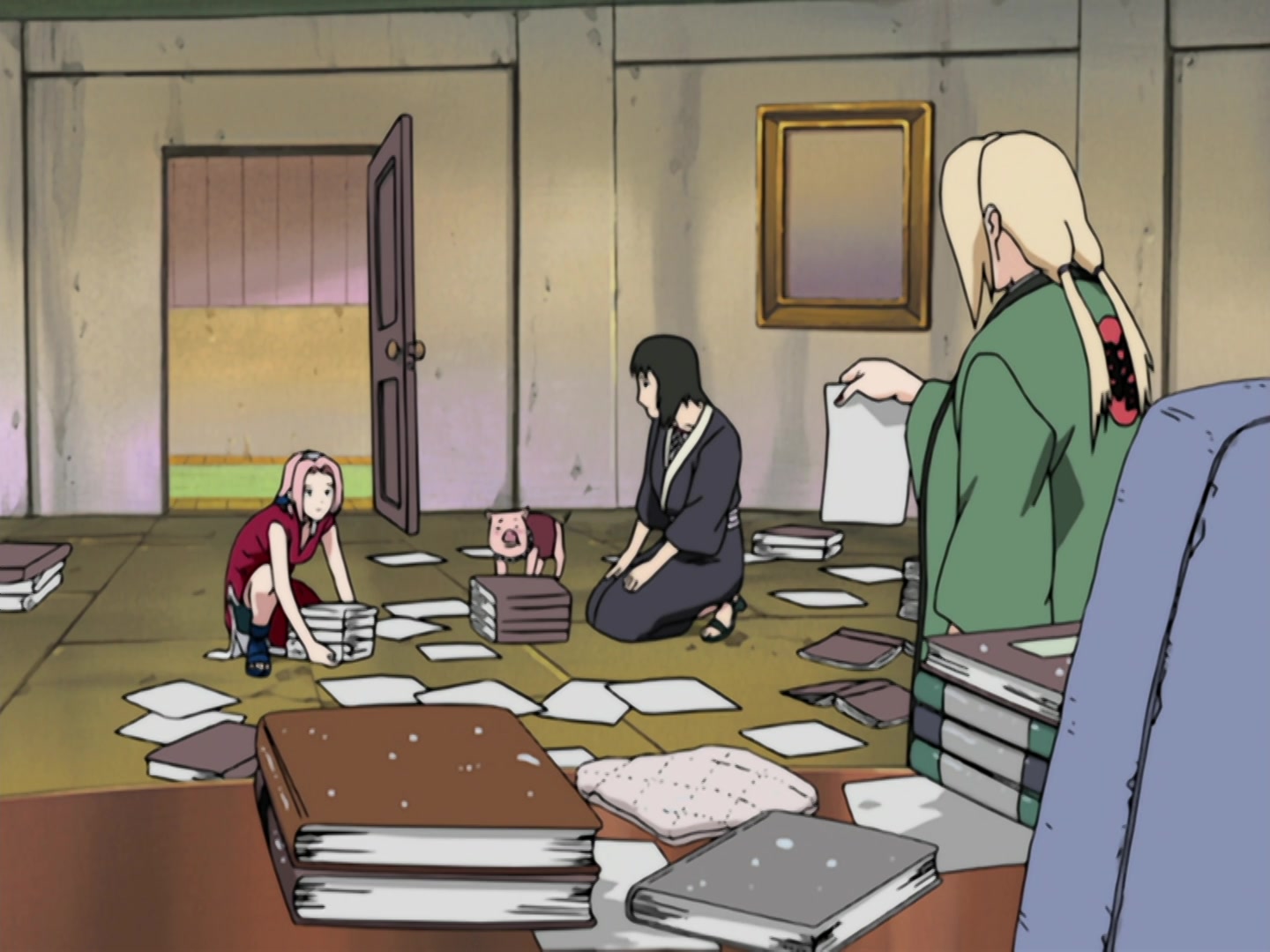 Naruto Ep 203: Kurenai's Decision, Squad 8 Left Behind @ 06:00