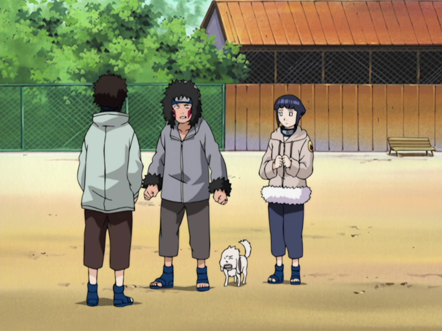 Naruto Ep 203: Kurenai's Decision, Squad 8 Left Behind @ 07:26