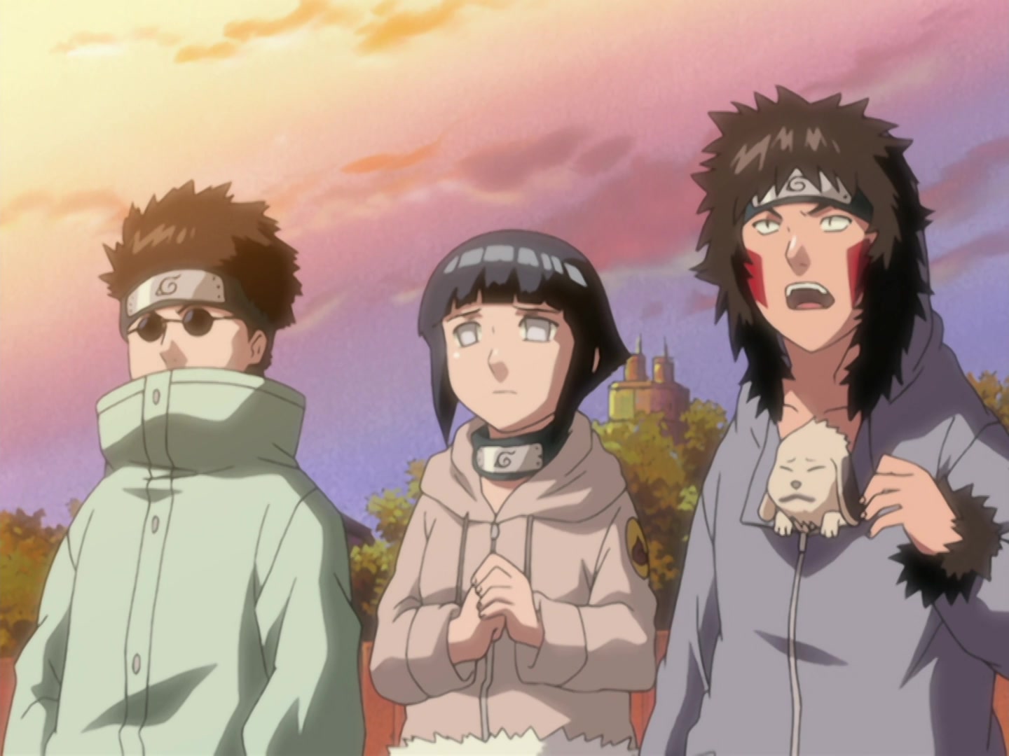 Naruto Ep 203: Kurenai's Decision, Squad 8 Left Behind @ 07:54