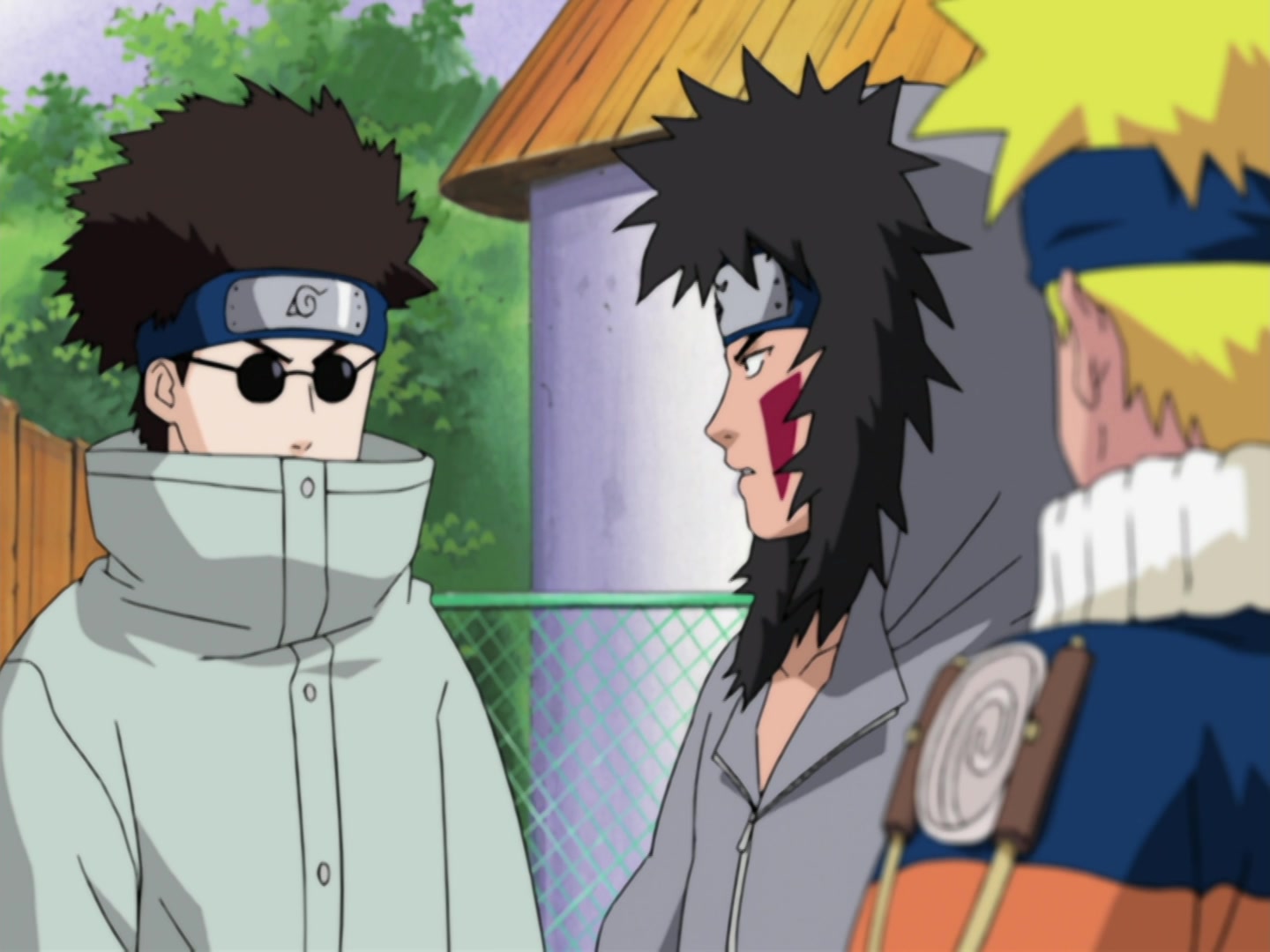 Naruto Ep 203: Kurenai's Decision, Squad 8 Left Behind @ 08:30