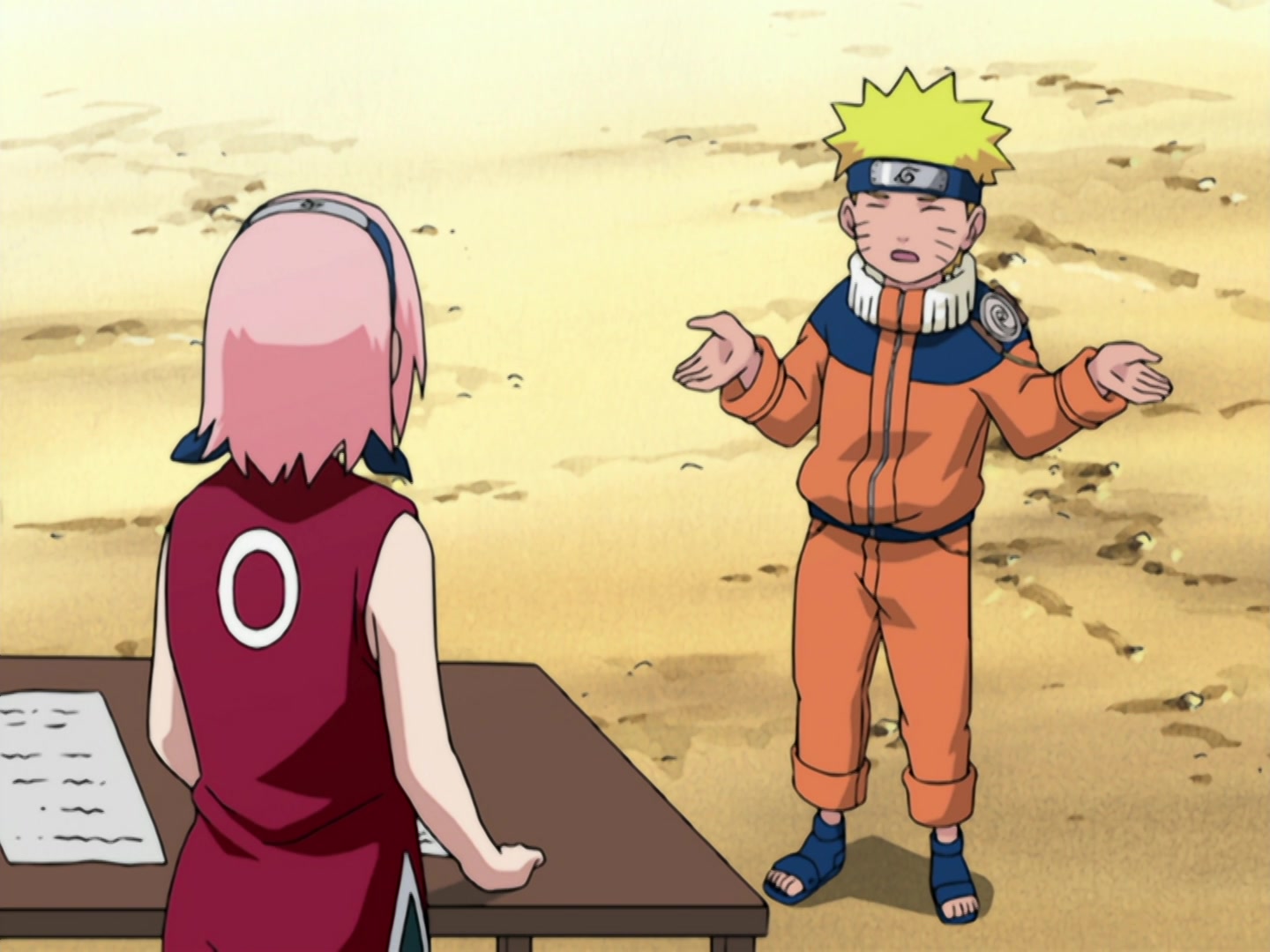 Naruto Ep 203: Kurenai's Decision, Squad 8 Left Behind @ 10:46