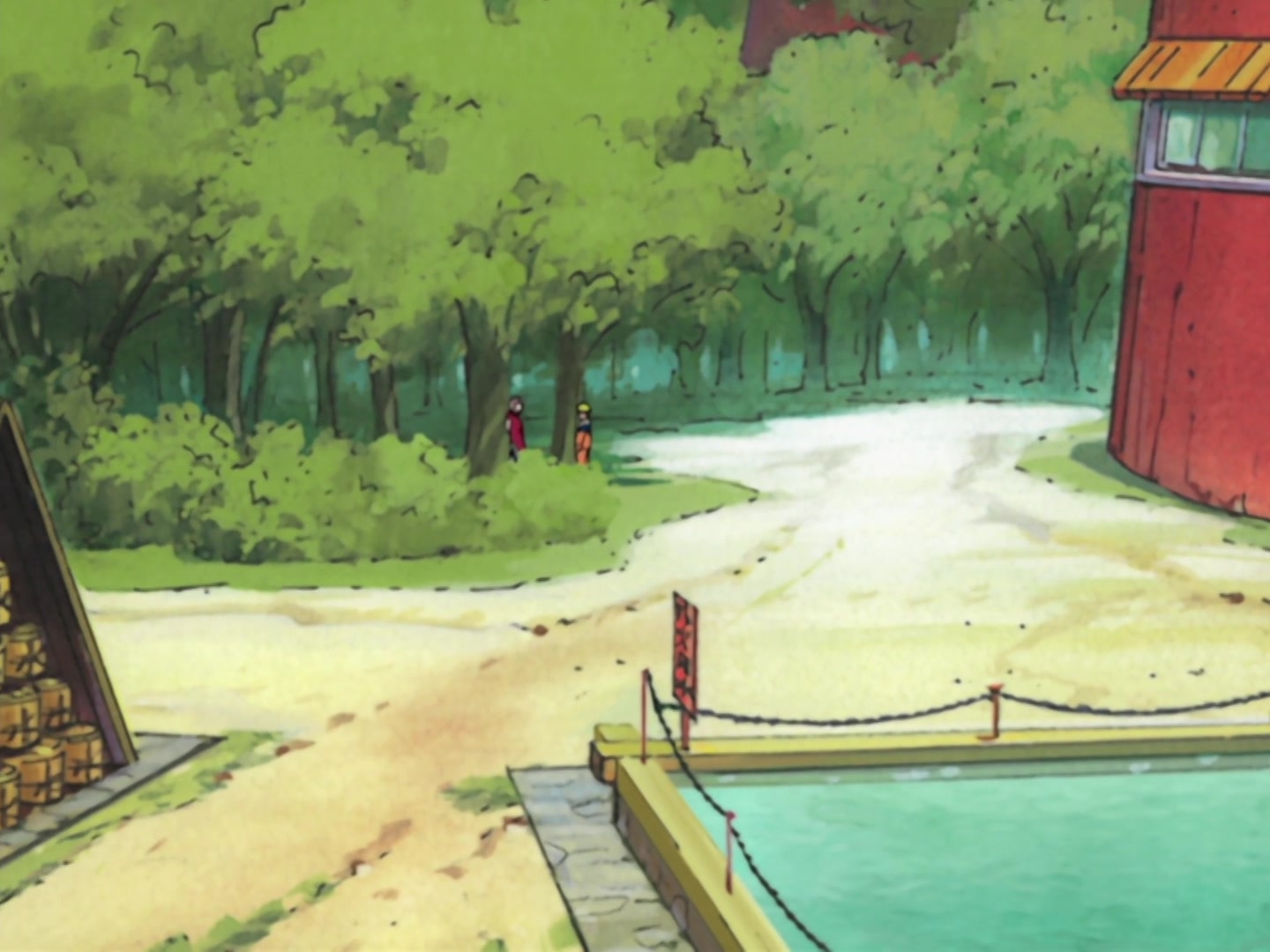 Naruto Ep 203: Kurenai's Decision, Squad 8 Left Behind @ 11:36