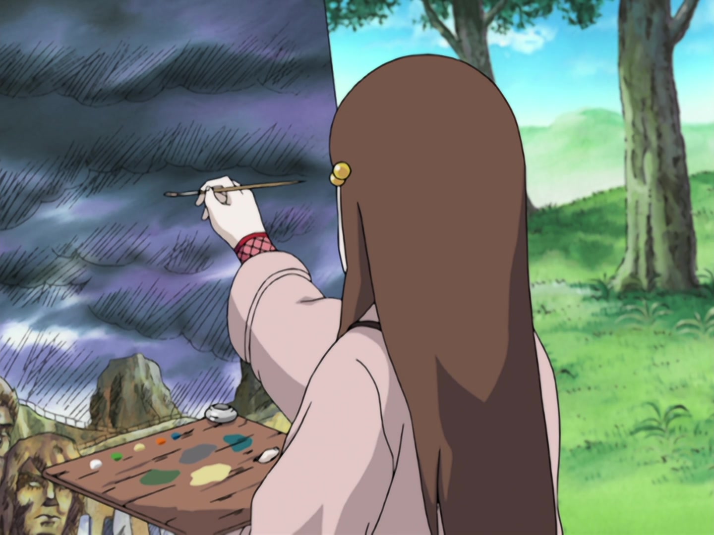 Naruto Ep 203: Kurenai's Decision, Squad 8 Left Behind @ 17:40