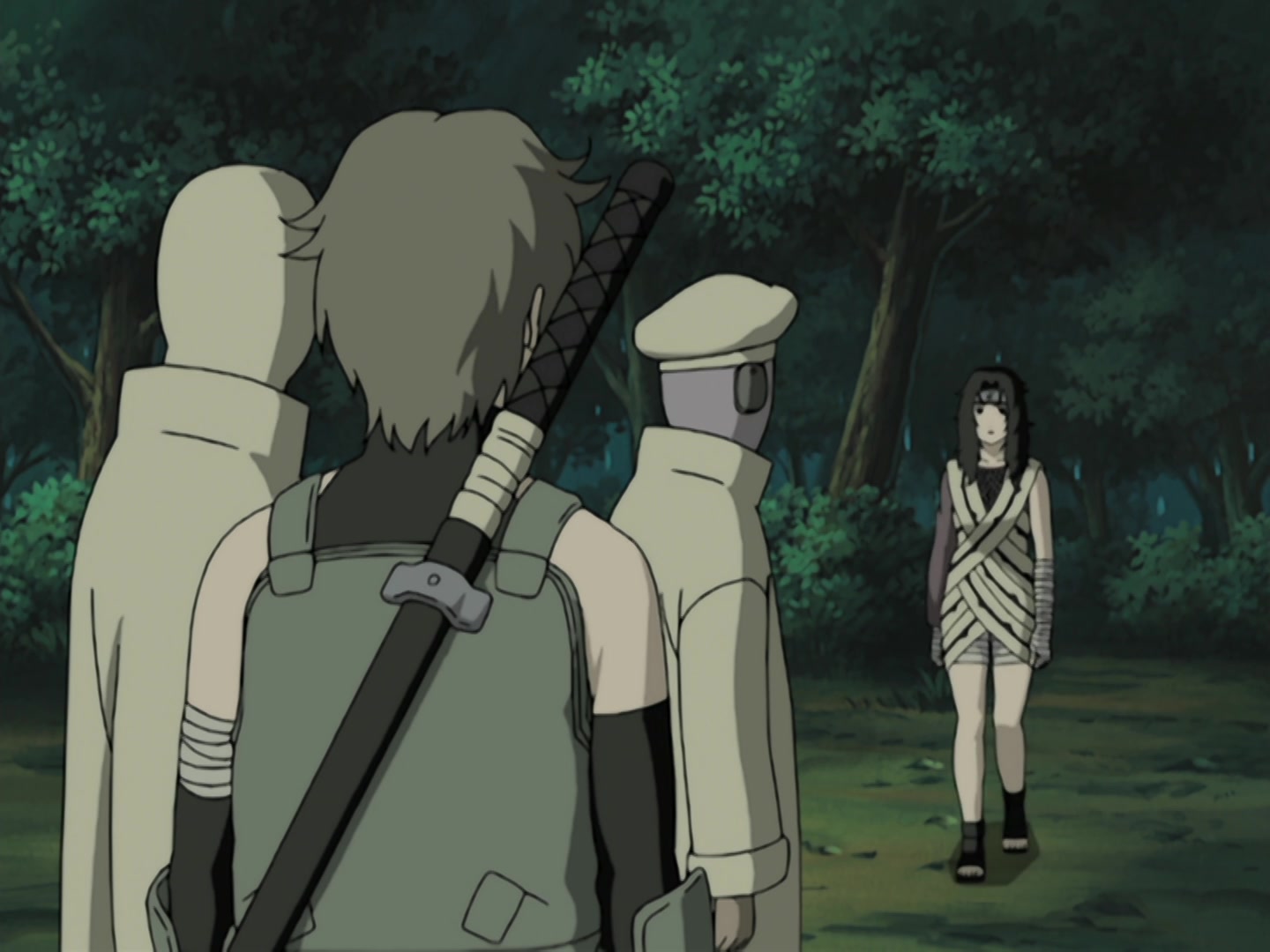 Naruto Ep 203: Kurenai's Decision, Squad 8 Left Behind @ 18:30