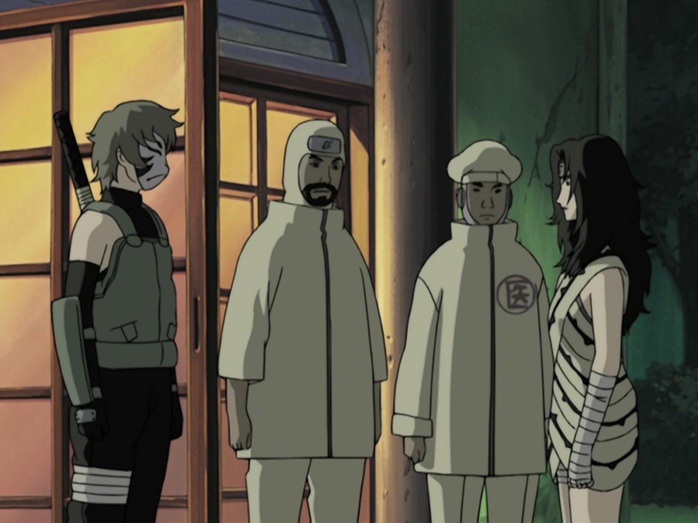 Naruto Ep 203: Kurenai's Decision, Squad 8 Left Behind @ 18:37