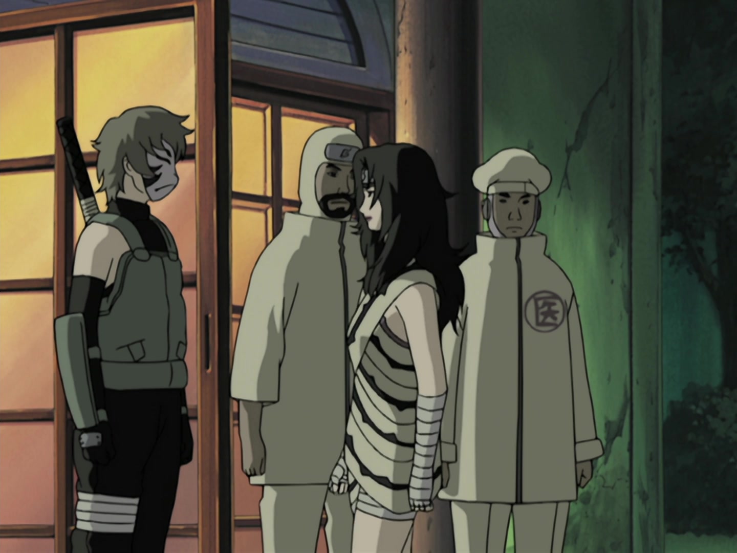Naruto Ep 203: Kurenai's Decision, Squad 8 Left Behind @ 18:44