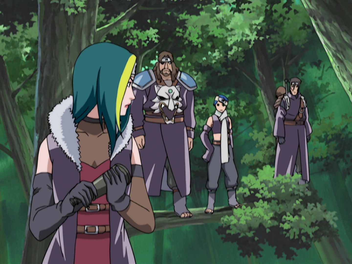 Naruto Ep 217: Sand Alliance with the Leaf Shinobi @ 05:41