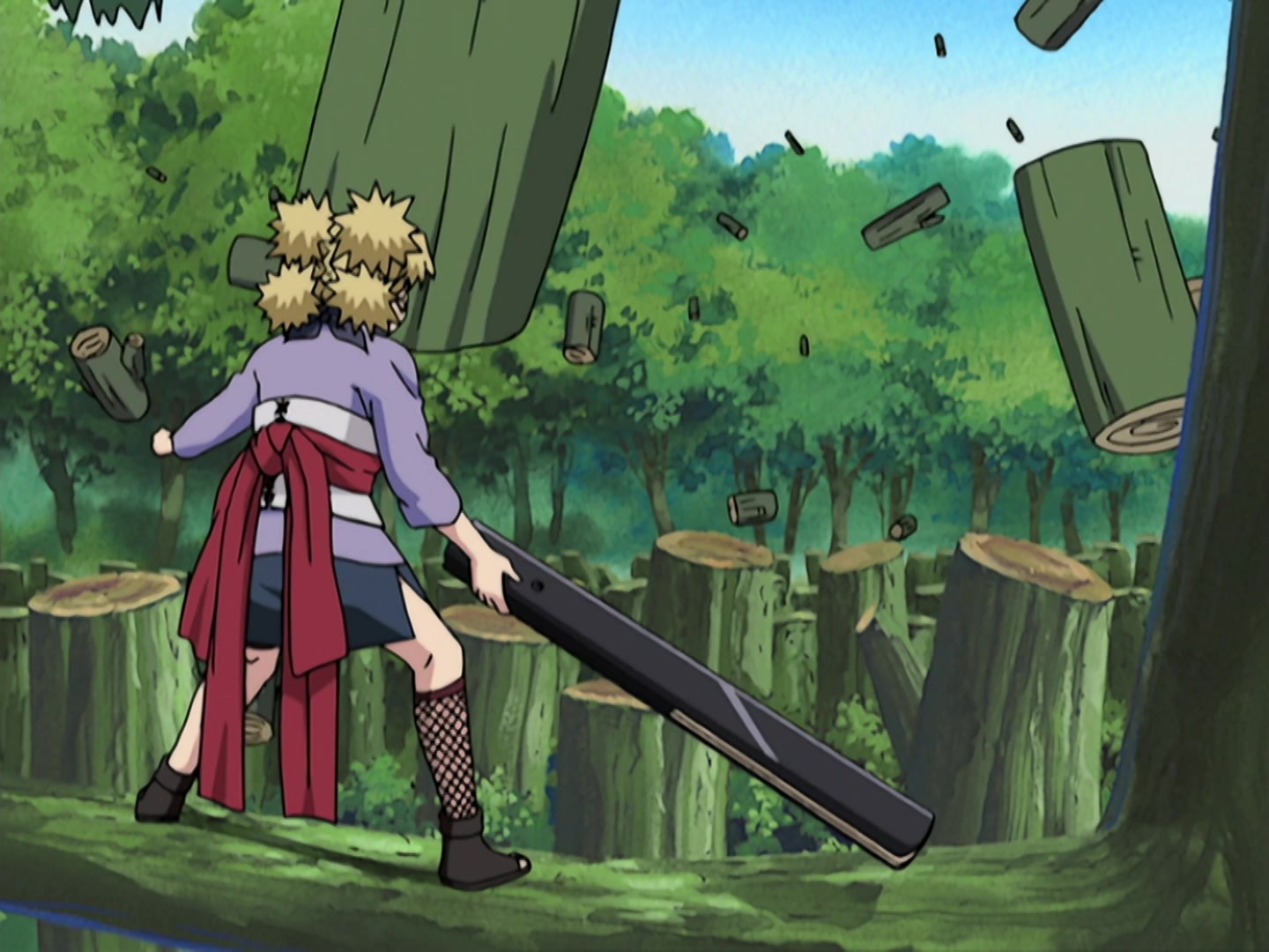 Naruto Ep 217: Sand Alliance with the Leaf Shinobi @ 06:47