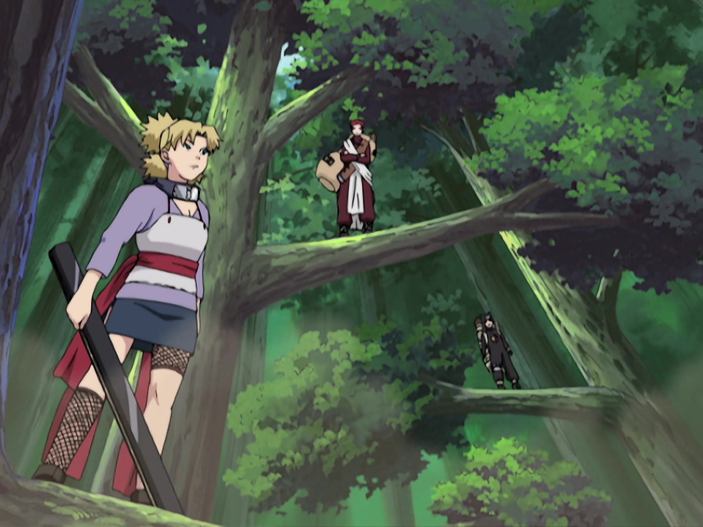 Naruto Ep 217: Sand Alliance with the Leaf Shinobi @ 06:51