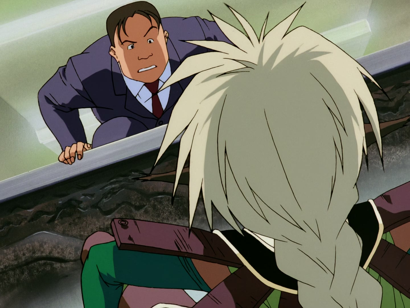 Outlaw Star Ep 18: The Strongest Woman in the Universe @ 00:07:34