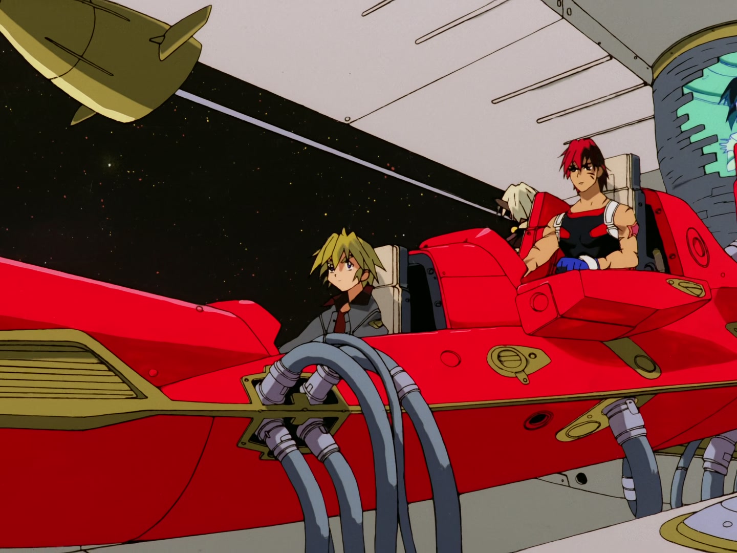 Outlaw Star Ep 20: Cats and Girls and Spaceships @ 00:02:45