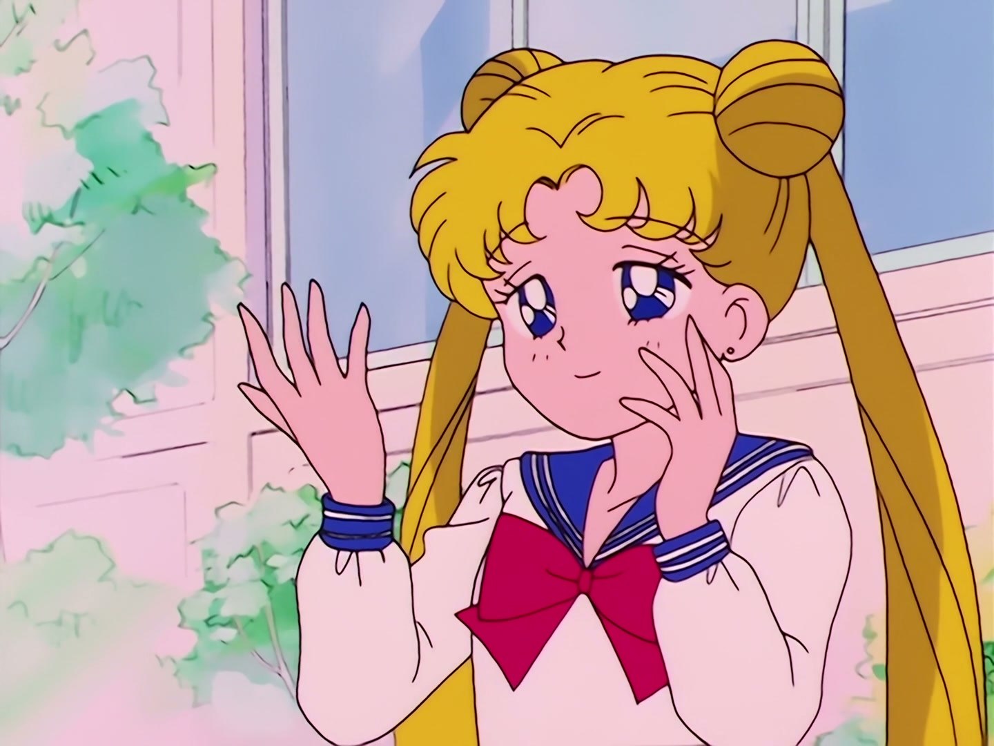 Sailor Moon Ep 1: The Crybaby Usagi's Magnificent Transformation @ 00:05:28