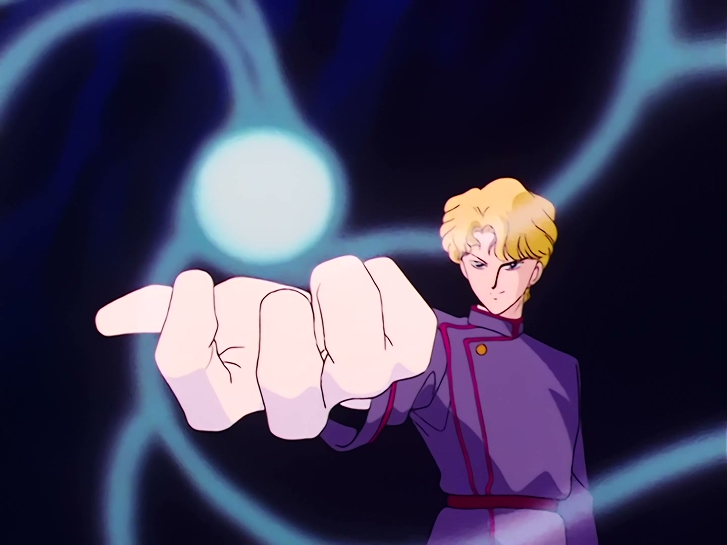 Sailor Moon Ep 1: The Crybaby Usagi's Magnificent Transformation @ 00:08:21