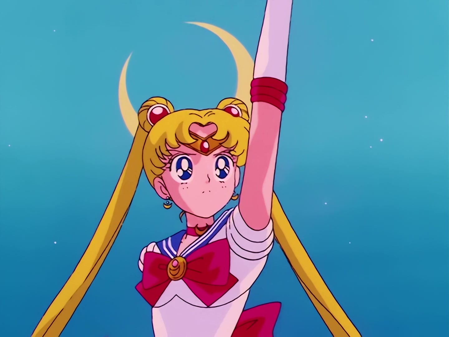 Sailor Moon Ep 1: The Crybaby Usagi's Magnificent Transformation @ 00:18:33