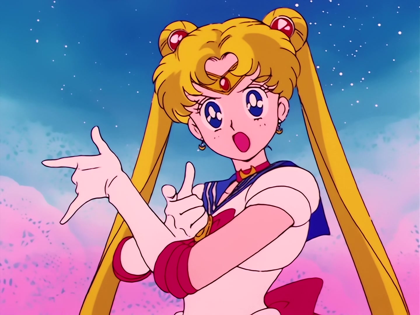 Sailor Moon Ep 1: The Crybaby Usagi's Magnificent Transformation @ 00:18:41