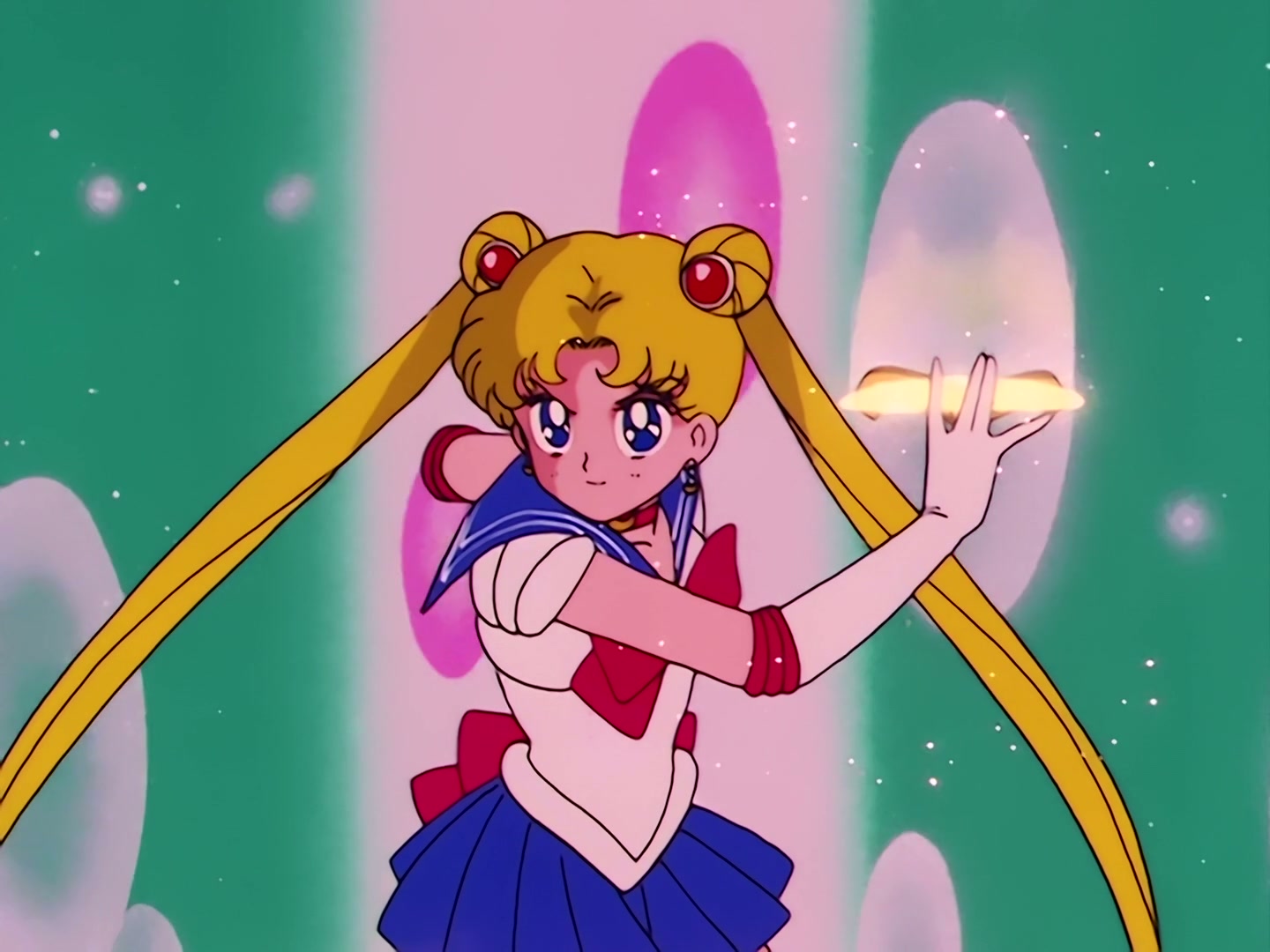 Sailor Moon Ep 1: The Crybaby Usagi's Magnificent Transformation @ 00:20:30