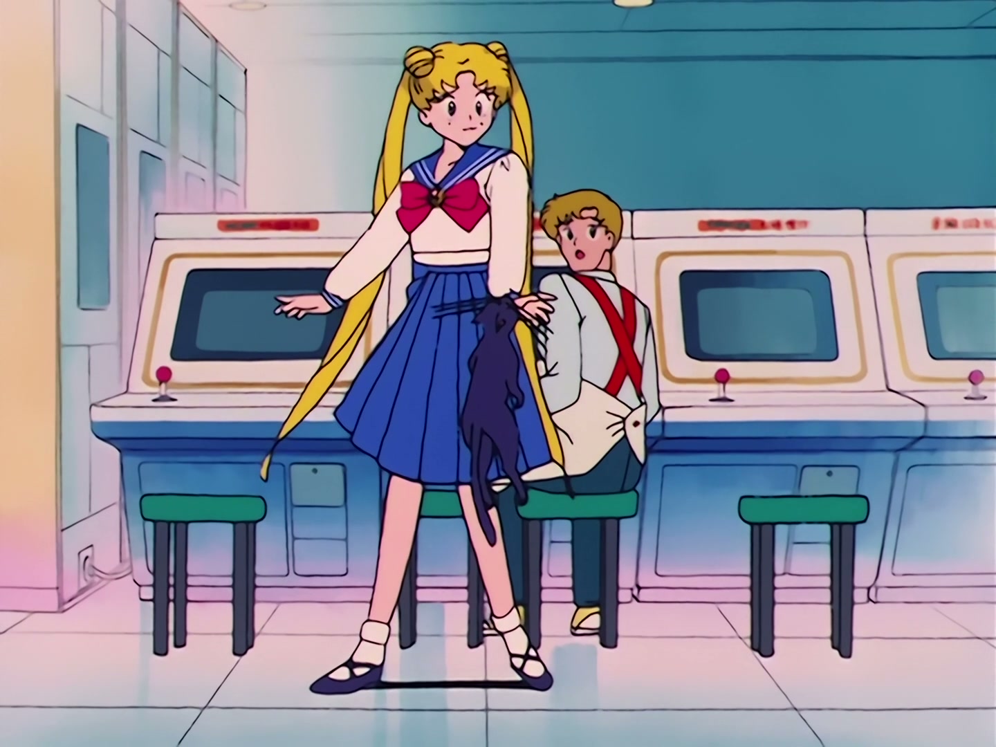 Sailor Moon Ep 2: Punishment Awaits! The House of Fortune is the Monster Mansion @ 00:08:38