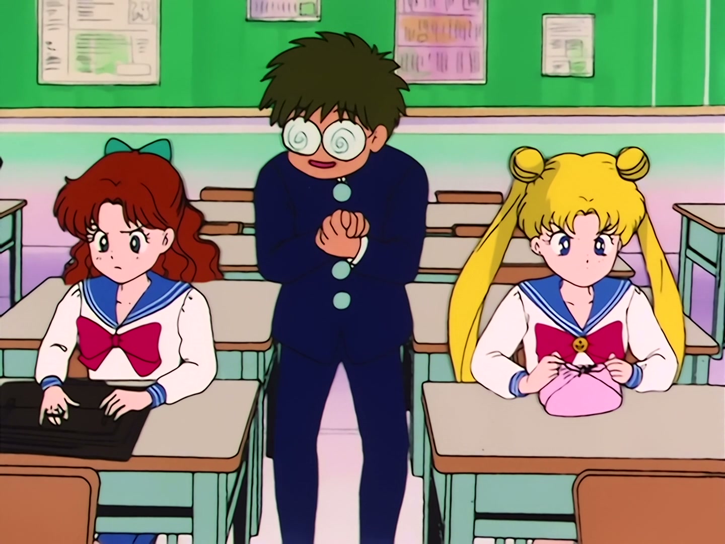 Sailor Moon Ep 9: Usagi's Disaster! Beware of the Clock of Confusion @ 00:08:43