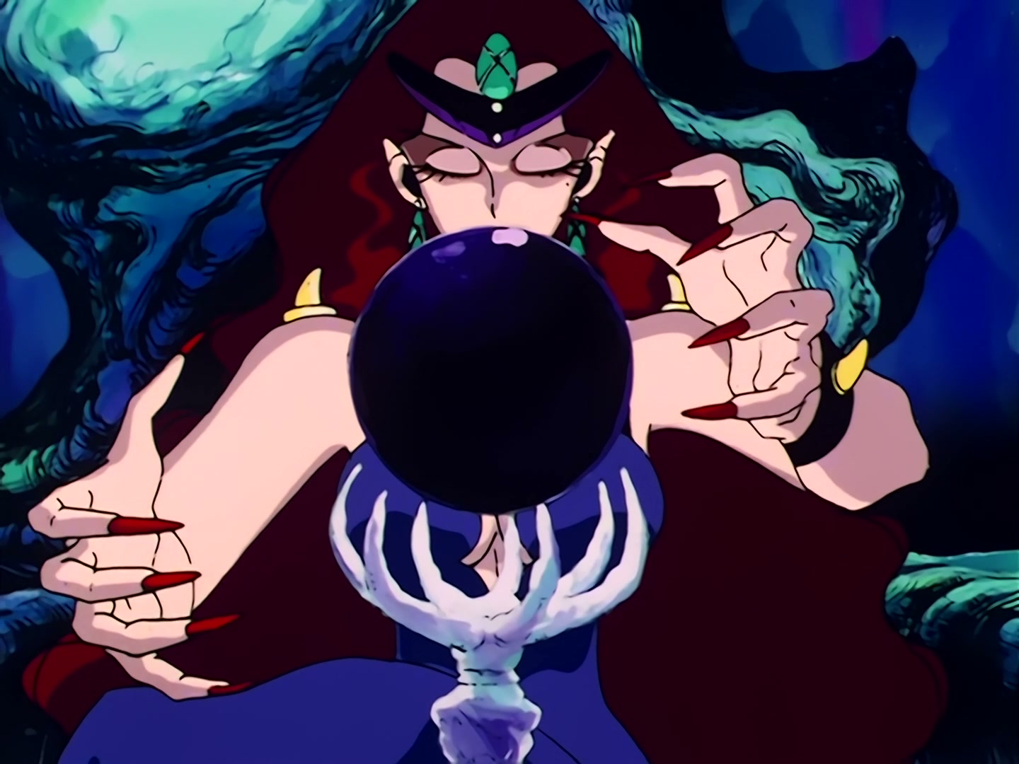 Sailor Moon Ep 10: Cursed Buses! Fire Warrior Mars Appears @ 00:02:47