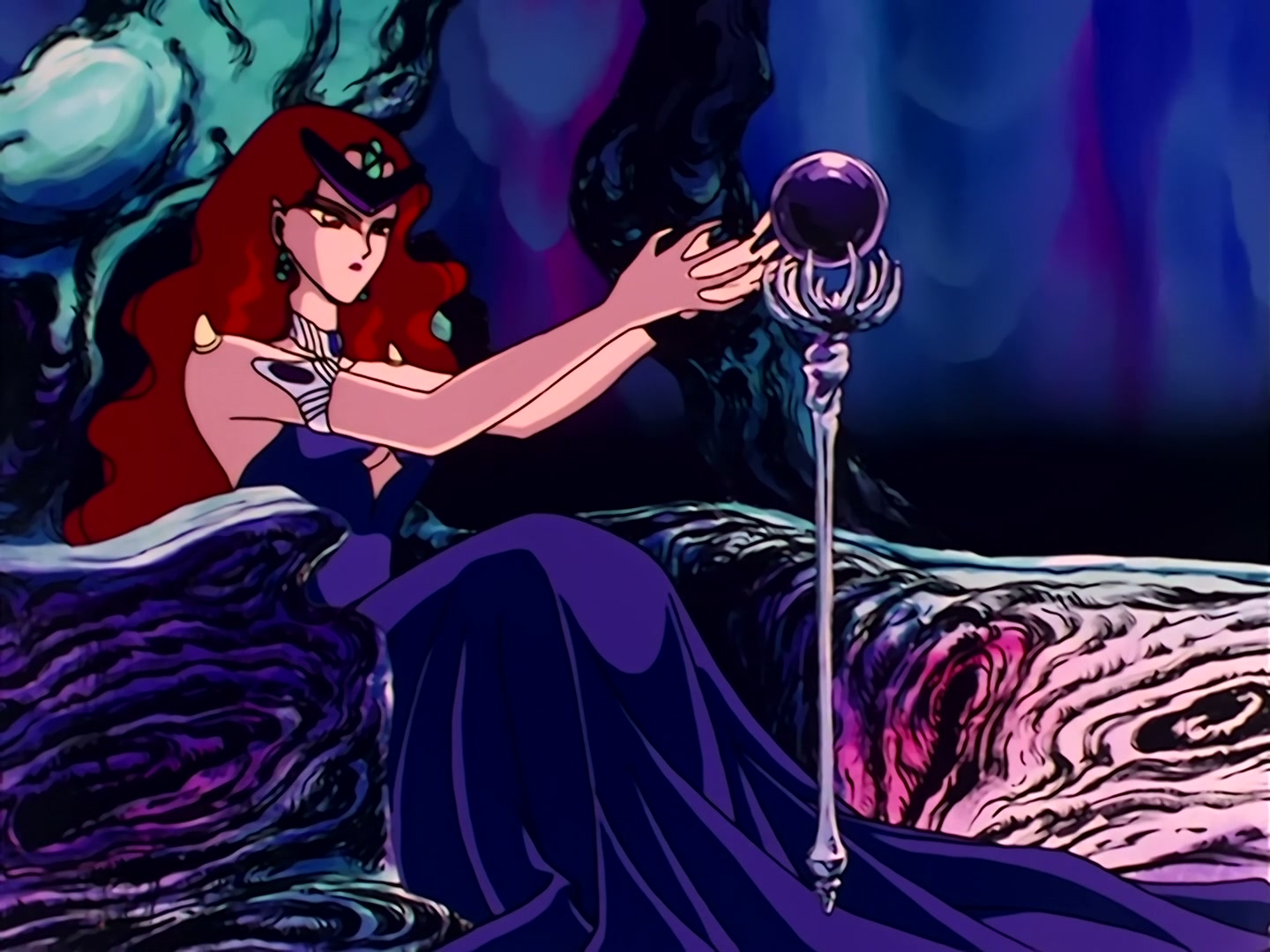 Sailor Moon Ep 10: Cursed Buses! Fire Warrior Mars Appears @ 00:03:00