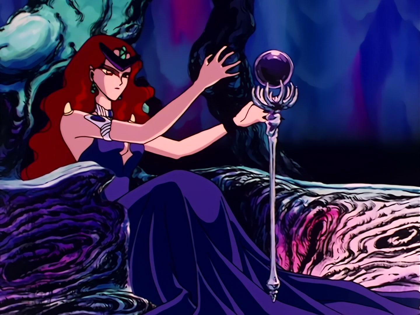 Sailor Moon Ep 10: Cursed Buses! Fire Warrior Mars Appears @ 00:03:05