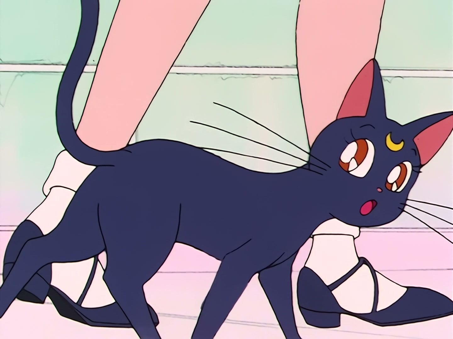 Sailor Moon Ep 10: Cursed Buses! Fire Warrior Mars Appears @ 00:03:18